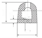 marine d type rubber fender  factory direct dock  vessel protection fenders-2