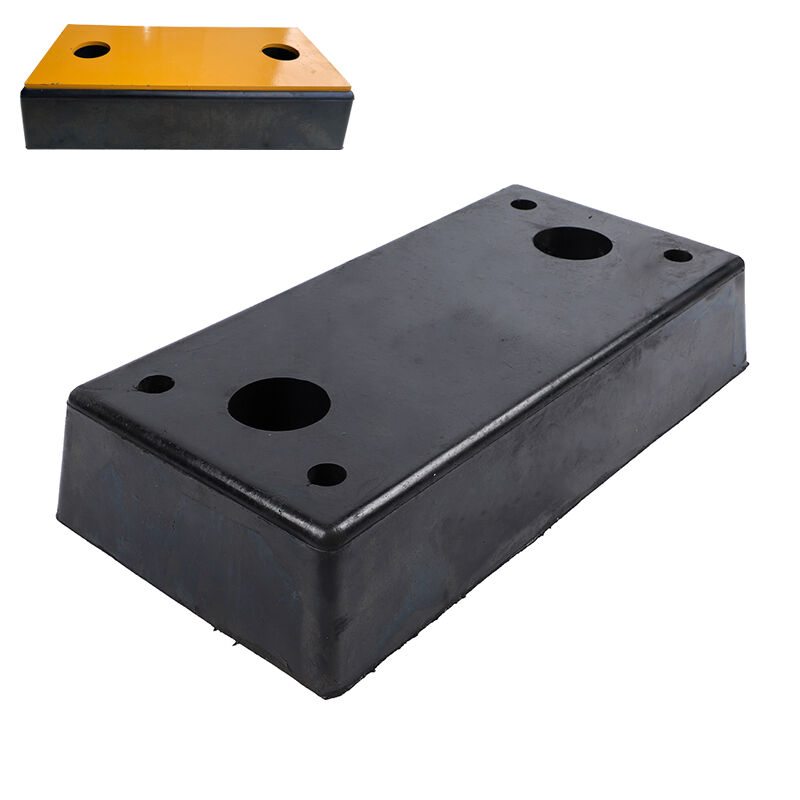 Heavy Duty Steel Face Rubber Dock Bumper for Loading Dock Protection