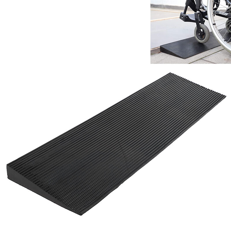 Industrial-Grade Non-Slip Rubber Threshold Ramp for Commercial and Warehouse Doorway Accessibility-TRF25