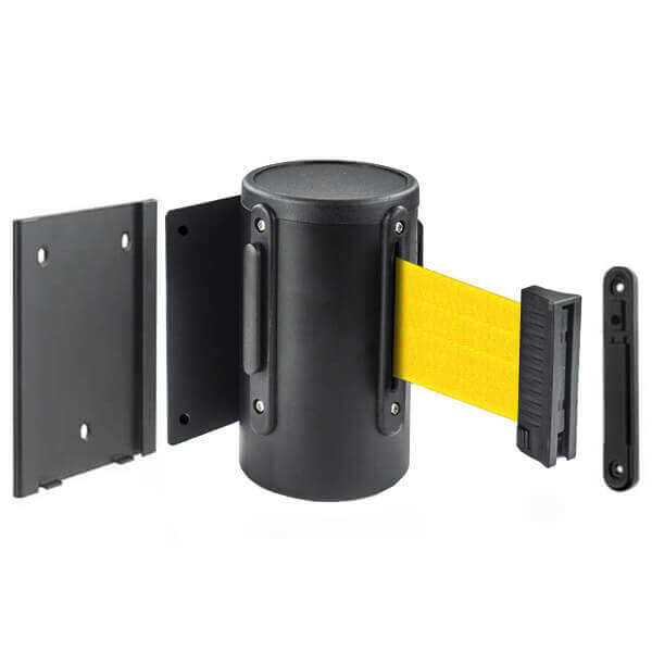 Professional Custom Printed Retractable Belt Series for Crowd Control Stanchions-Magnetic Attachment Version