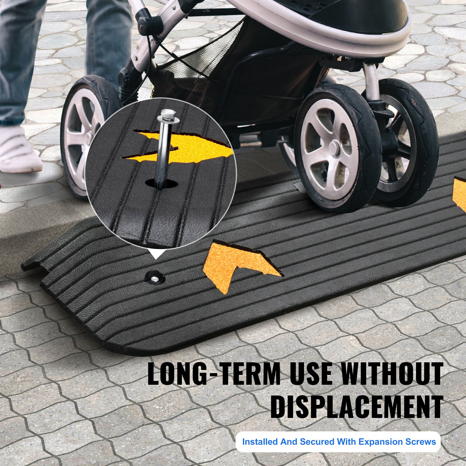 High-Visibility Reflective Rubber Lane Separator and Traffic Delineator for Road Safety-RTR25