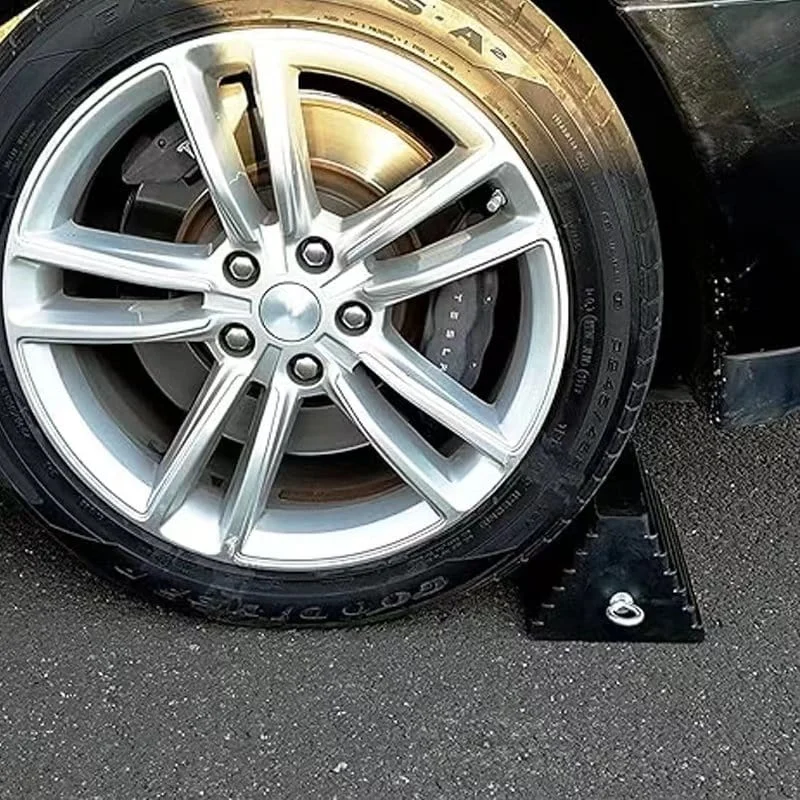 What Happens When a 44,000 lbs Forklift Rolls Over This Wheel Chock?