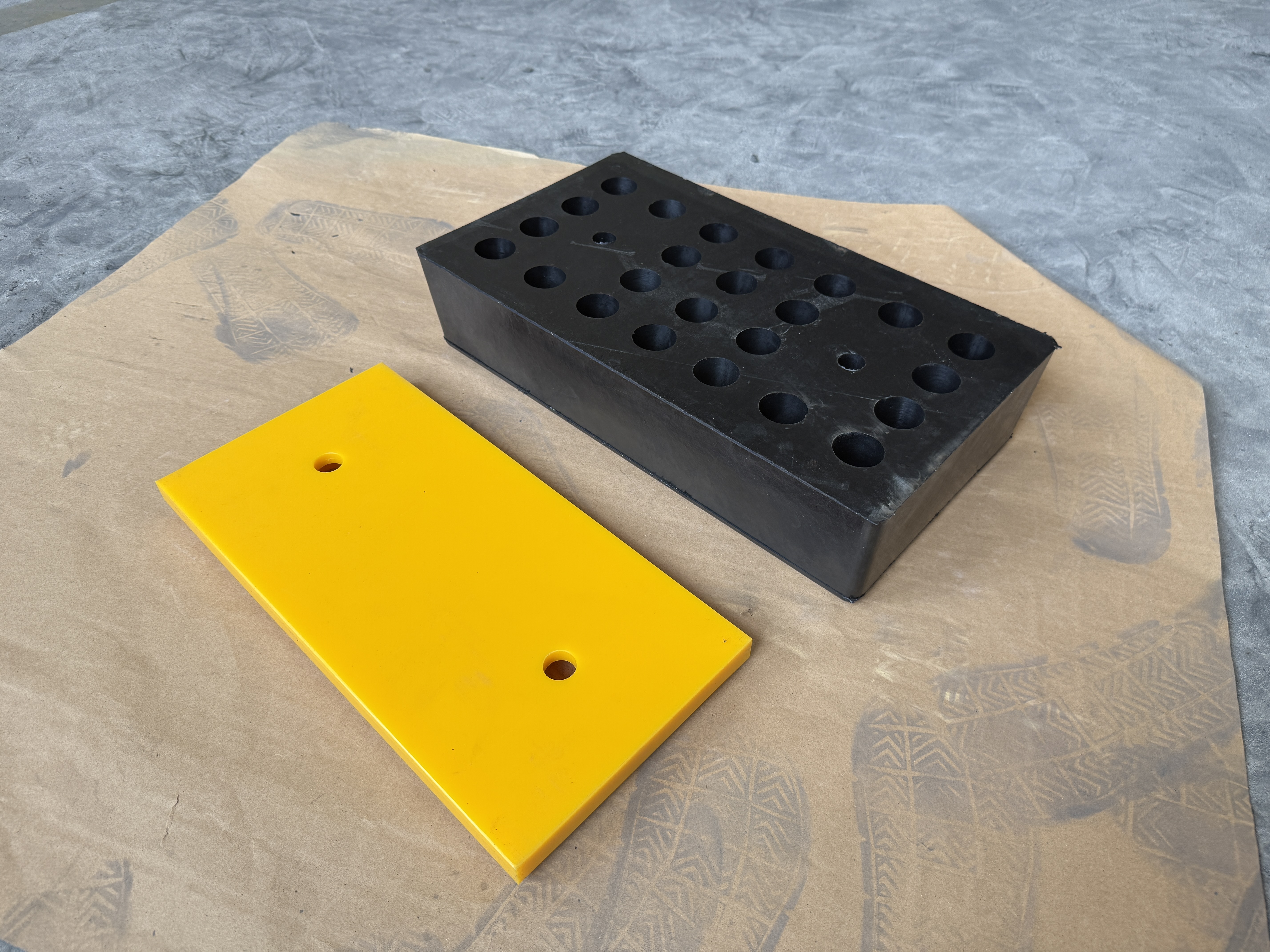 Premium UHMWPE Face Rubber Dock Bumper