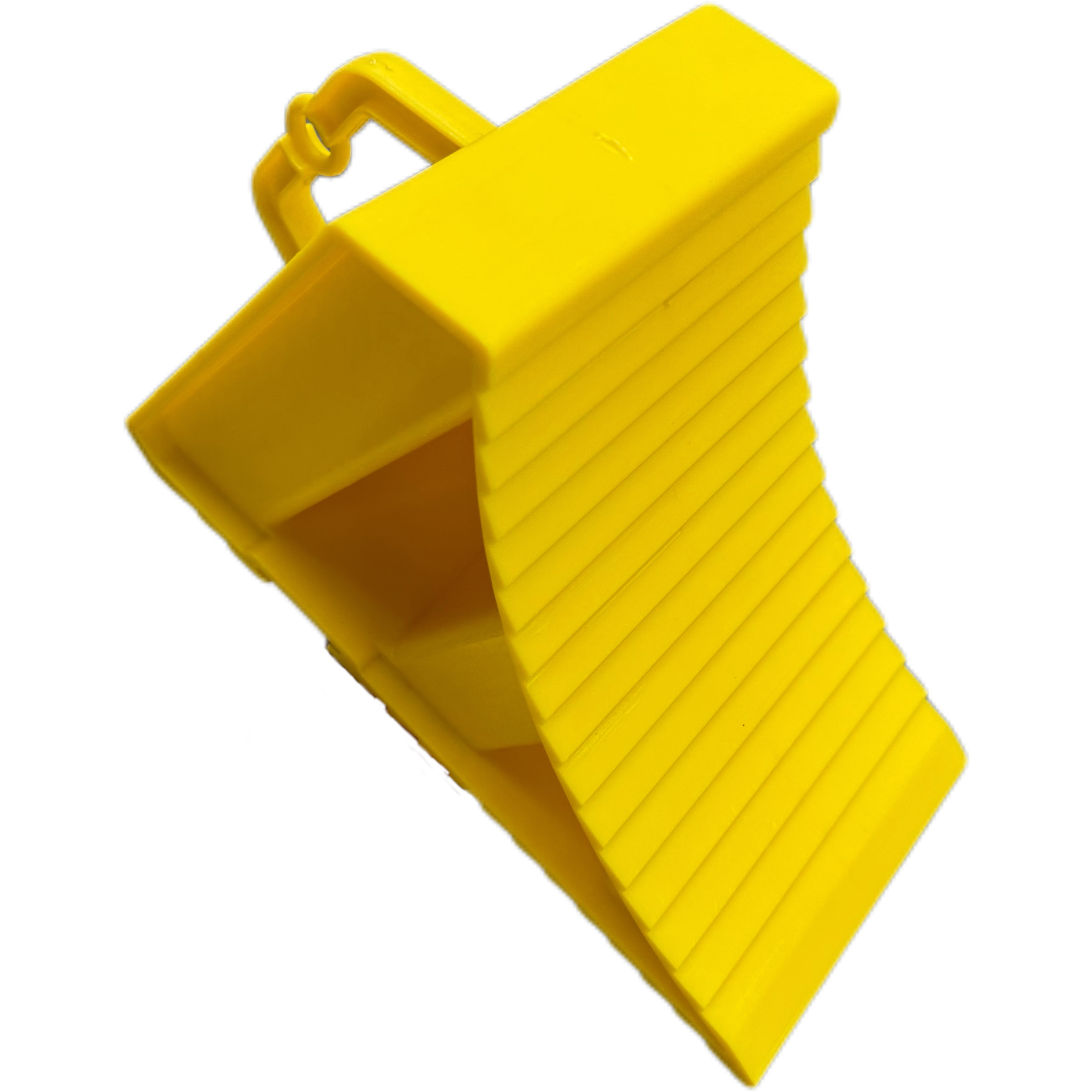 Rubber Wheel Chocks Factory Supply with Custom Rope, Reflective Tape & Weight Options