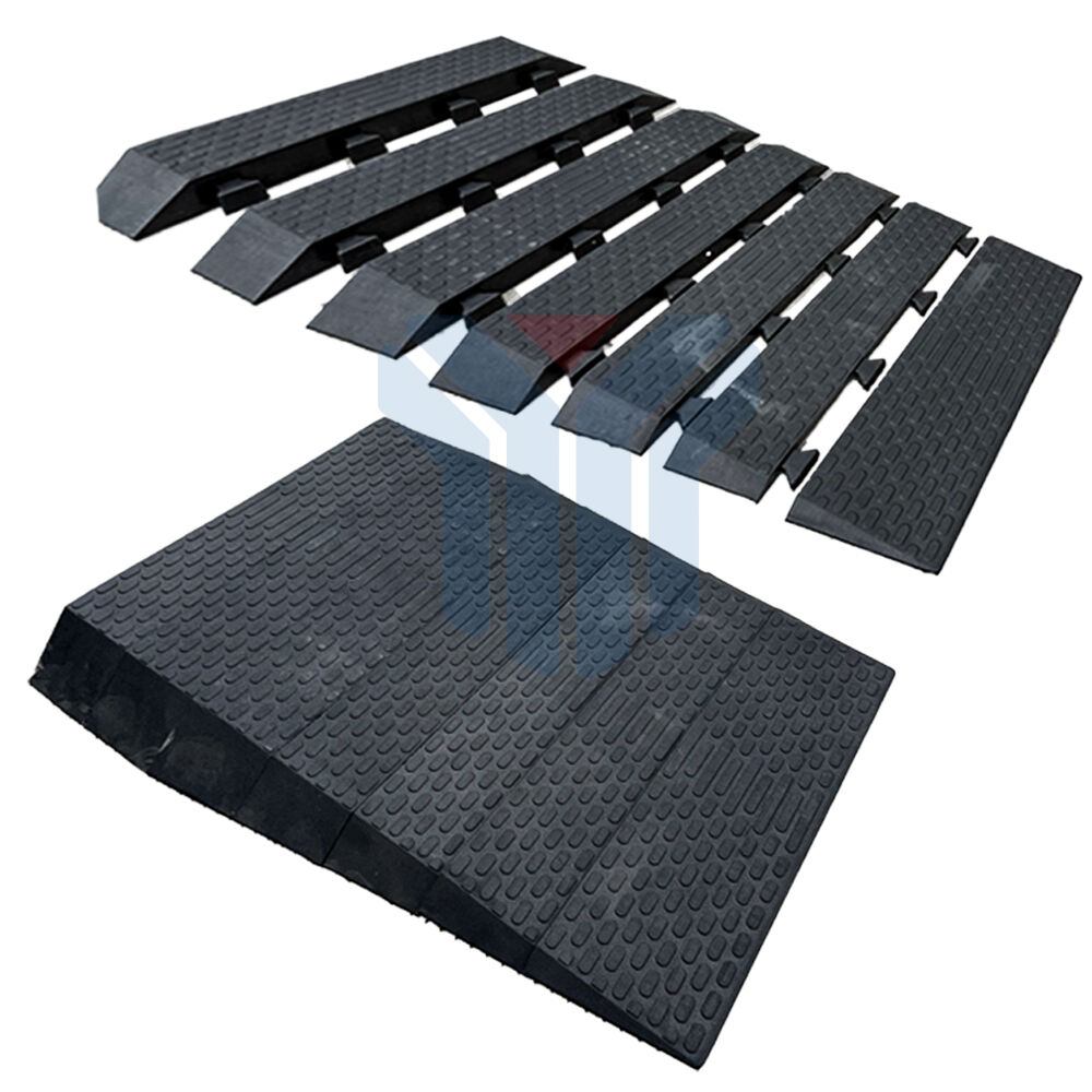 Factory Direct| ADA Friendly Modular Rubber Threshold Ramp – Adjustable Accessibility Solution for 1