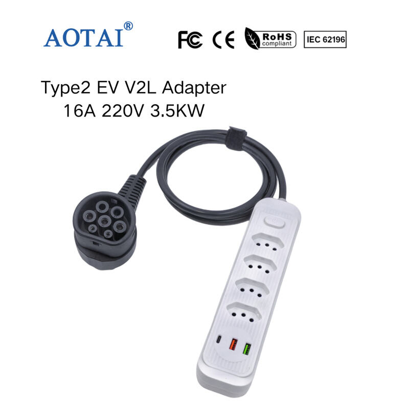 4450 Adaptér EV V2L typu 2 pro Brazílii