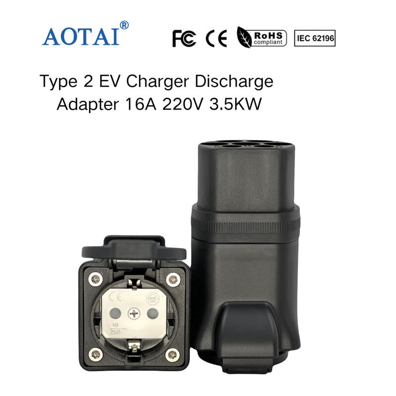 AOT-4166 Type 2 EV Charger Discharge Adapter