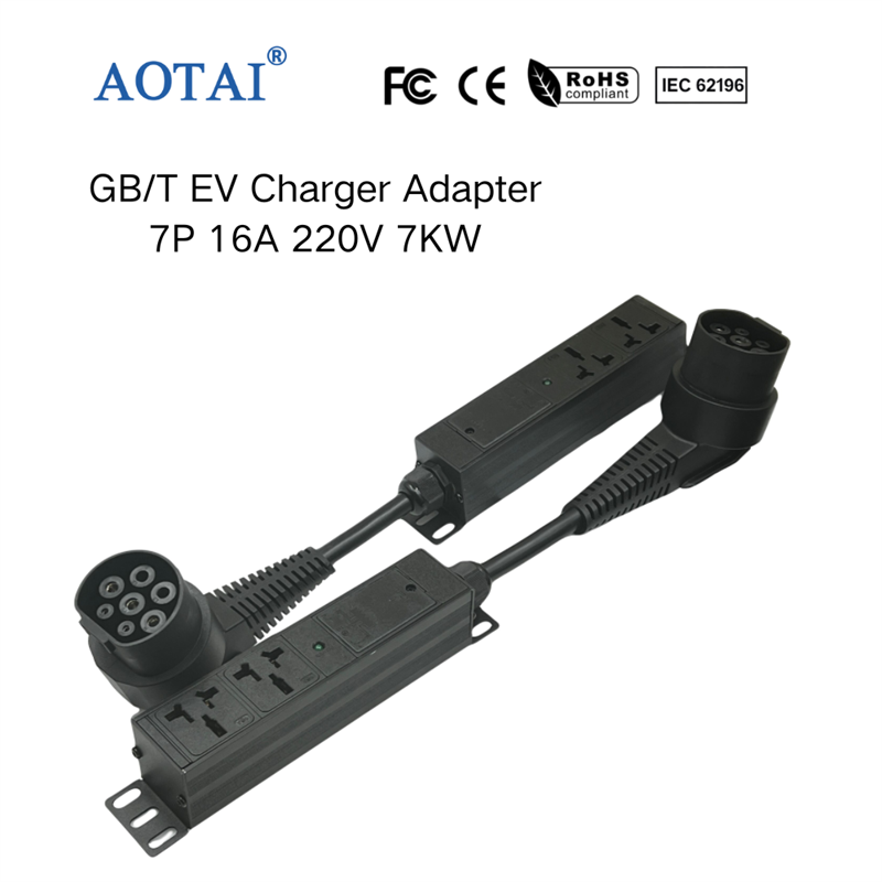 4075 7pólový 16 A GBT EV V2L adaptér