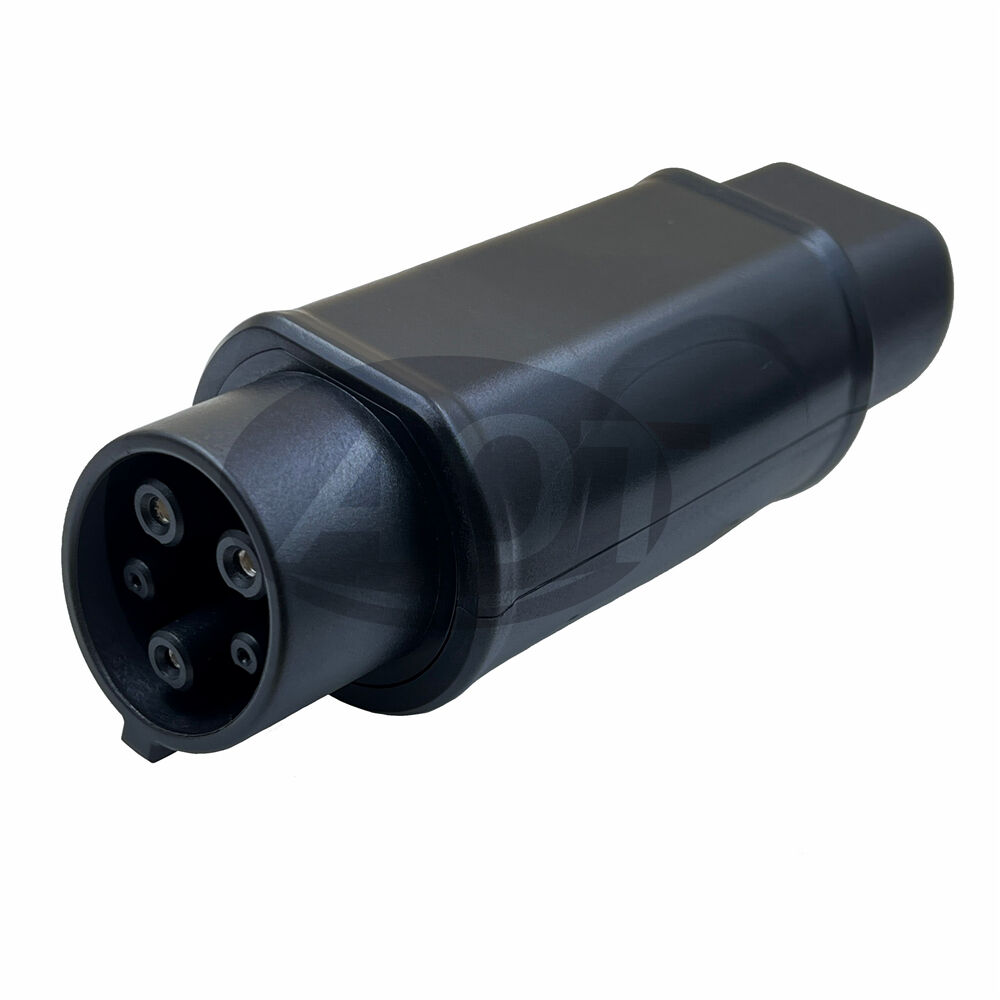 Type 2 til Type 1 EV Adapter Elbiler Opladerkonvertere og 32A stik Sae J1772 til IEC62196 Adapter 16A Max 7.4KW AOTAI