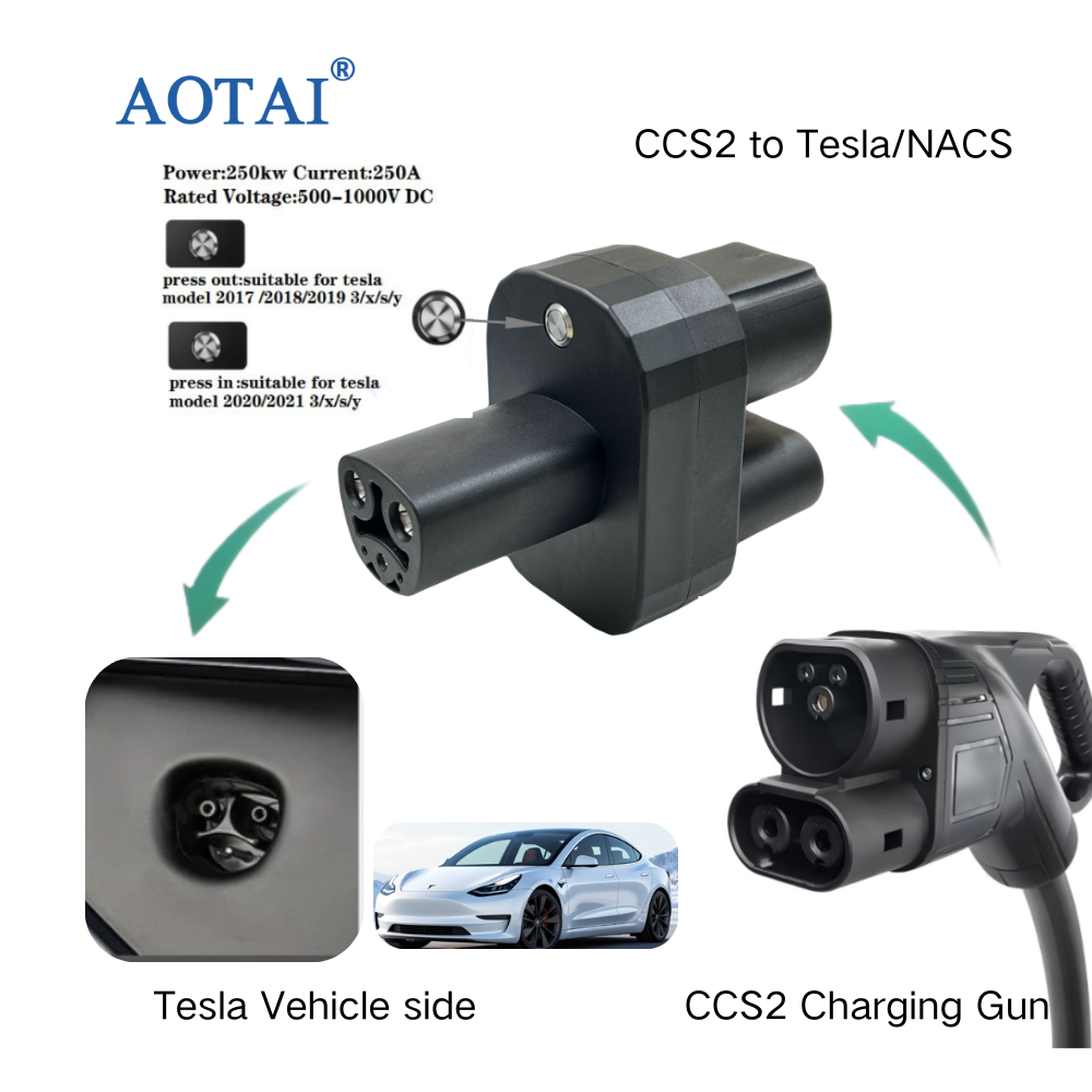 AOTAI CCS2 TO TESLA DC EV Charging Adapter