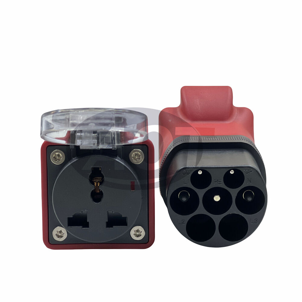 EV Type 2 to Ac charger Discharge V2L Vehicle to Load Type 2 ev charger  EU US AU UK Waterproof Socket Power