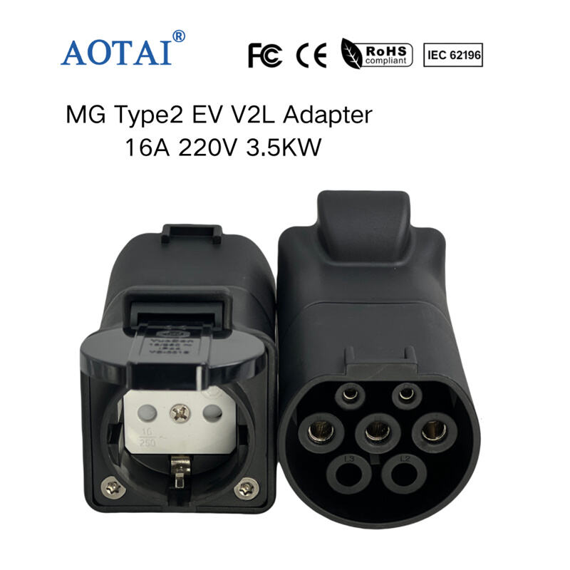 AOTAI V2L Discharge Type 2 Adapter to Schuko Adapter socket 3.6 kW for ...