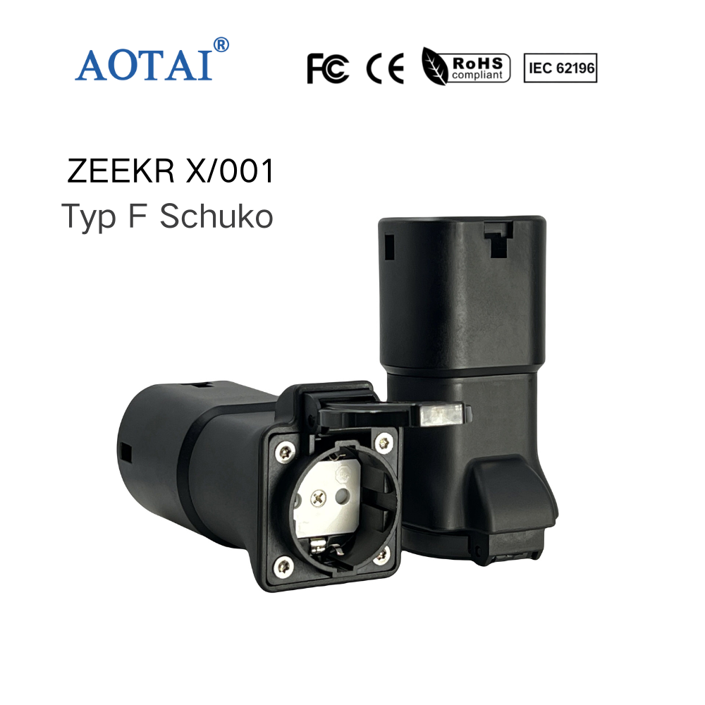 Adaptateur de décharge AOTAI V2L Type 2 pour EU Zeekr 7x Privilege/Performance