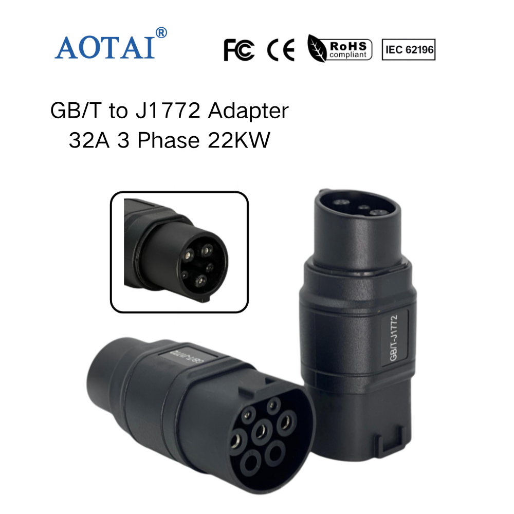 AOTAI GBT-zu-Typ-2-EV-Adapter, GB/T-zu-J1772-EV-Ladegerät