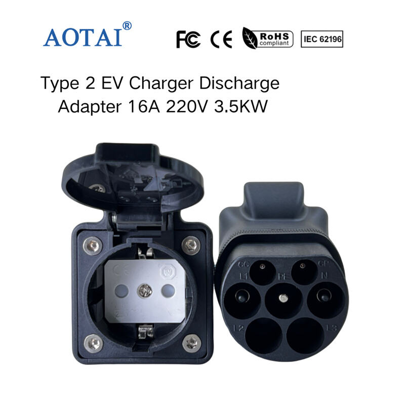 AOT-4166 Type 2 EV Charger Discharge Adapter
