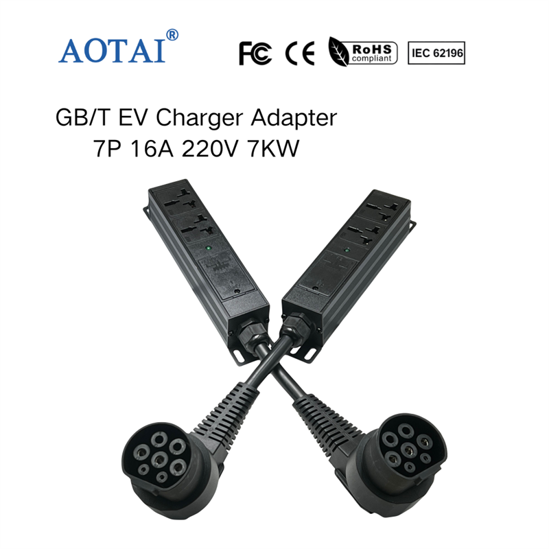 4075 7pólový 16 A GBT EV V2L adaptér