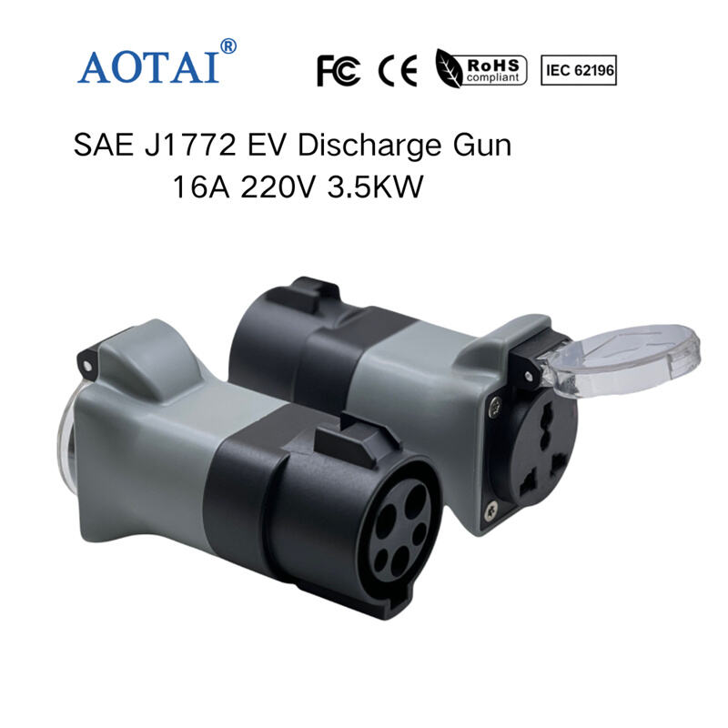 AOT-4122 SAE J1772 EV Discharge Gun