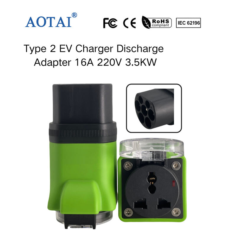 AOT-4202 Type 2 EV Charger Discharge Adapter