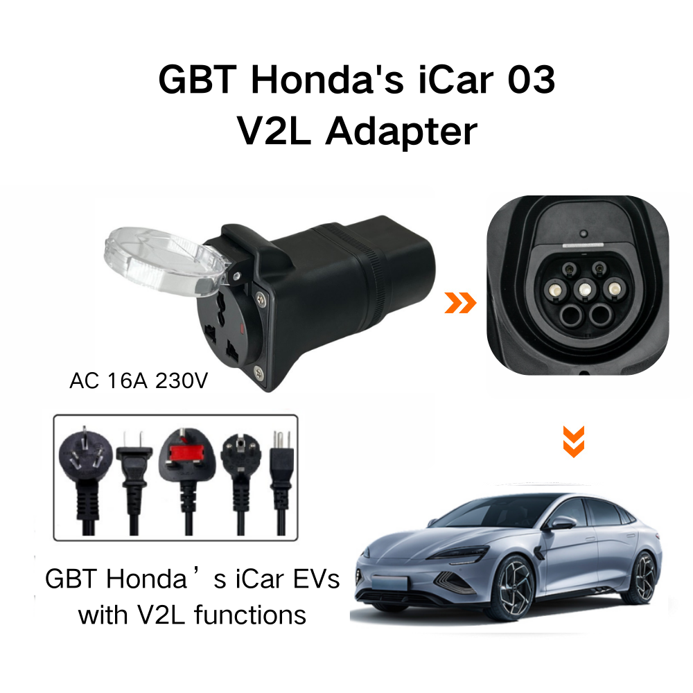 AOTAI For Honda eNP2 V2L adapter Chinese Car Outlet socket Vehicle to load Adapter GBT V2L