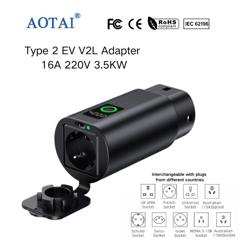 AOT-4623 TYPE2 EV V2L Adapter
