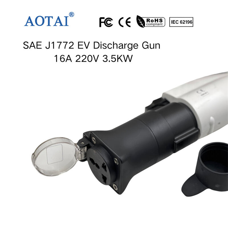 AOT-4122 SAE J1772 EV Discharge Gun