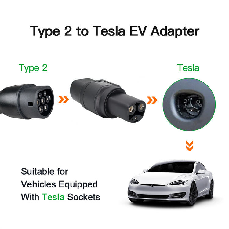 type2 naar tesla AOT-4526 Adapter