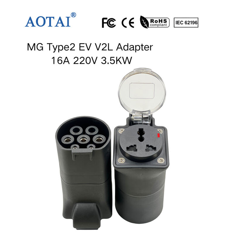 AOTAI Type 2 to Universal V2L Discharger Adapter for MG EVS, China ...