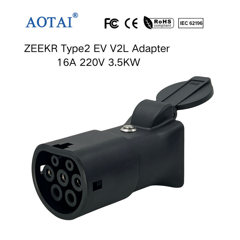 AOTAI V2L Discharge Charging Adapter Type2 to Israel Socket for ZEEKR X ...