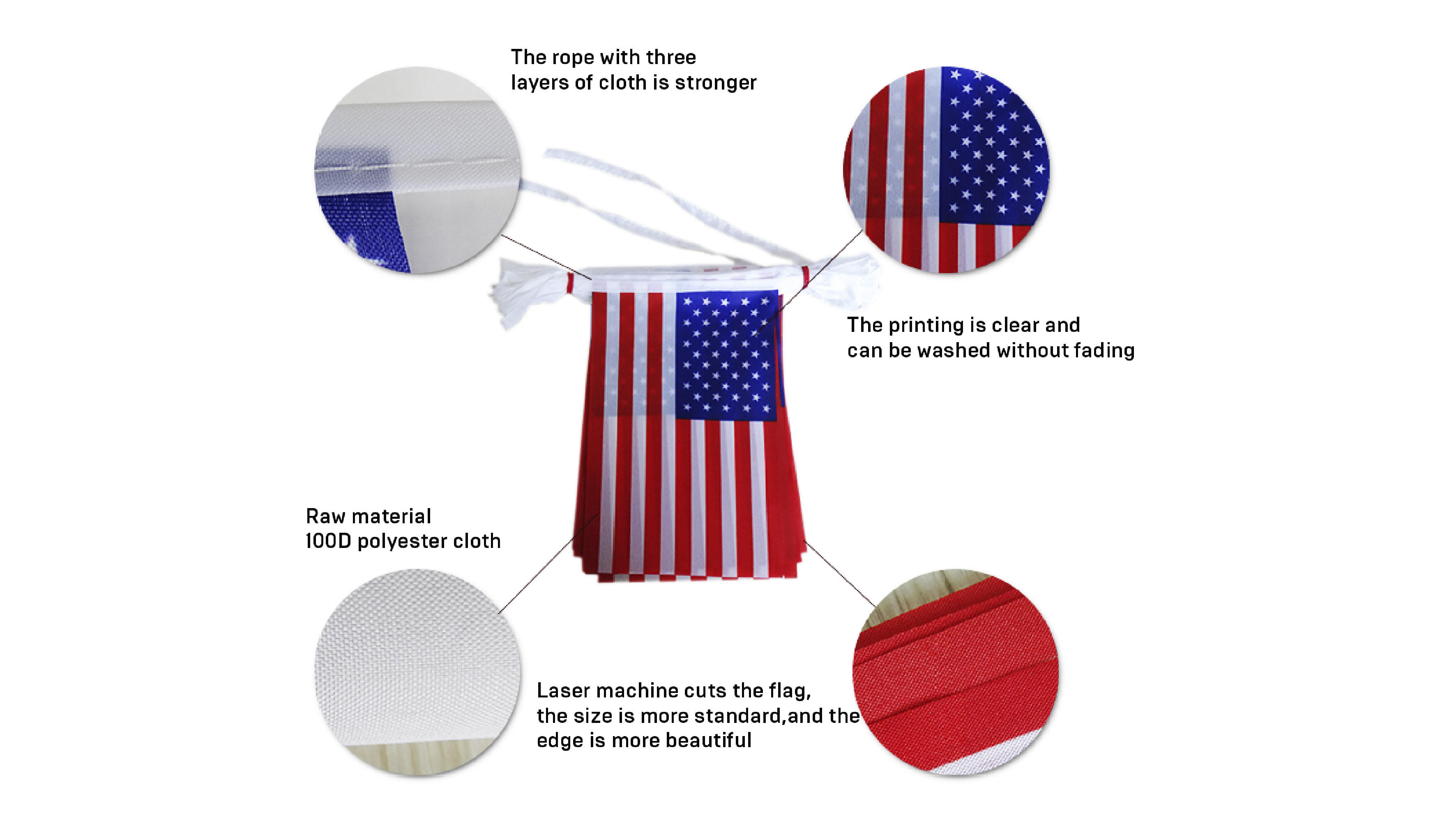 Wholesale Polyester Mini Small National World Football Game Bunting Banner Decorative All Country Hanging Custom String Flag supplier
