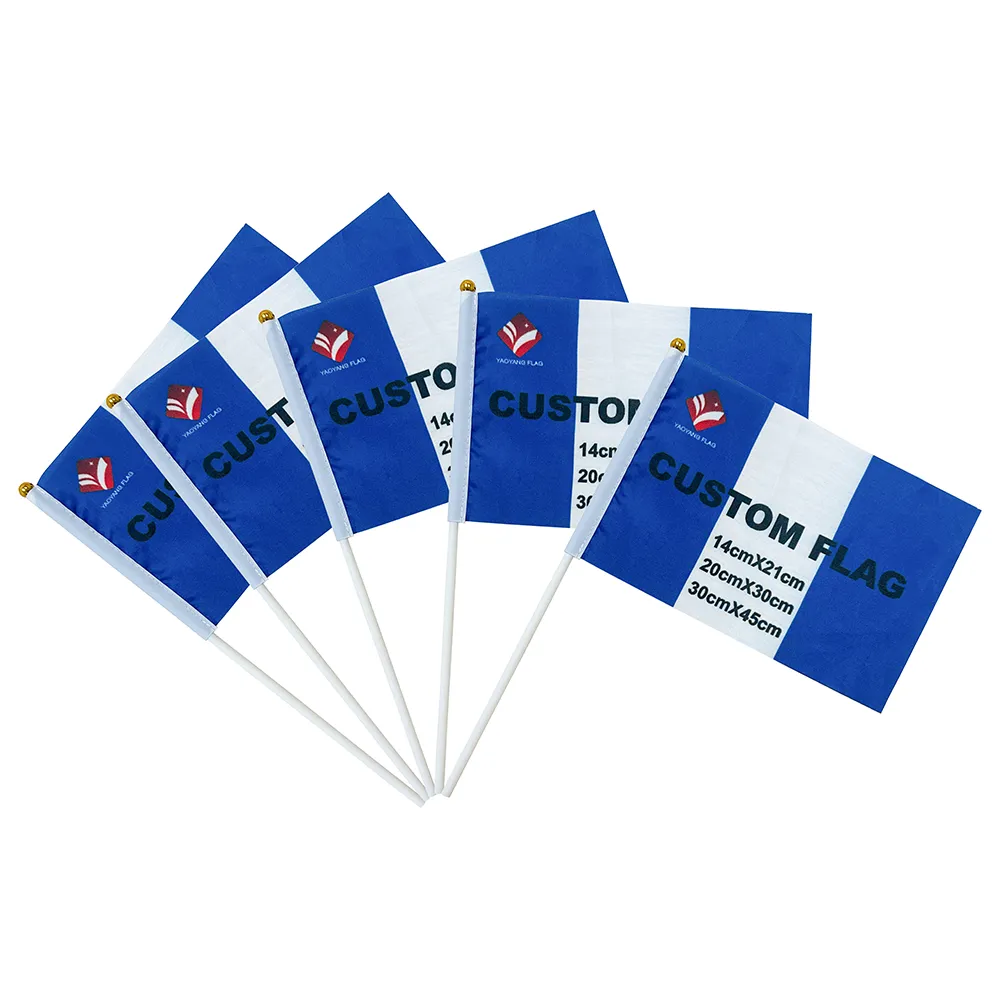 How to Customize Hand Flags with Logos