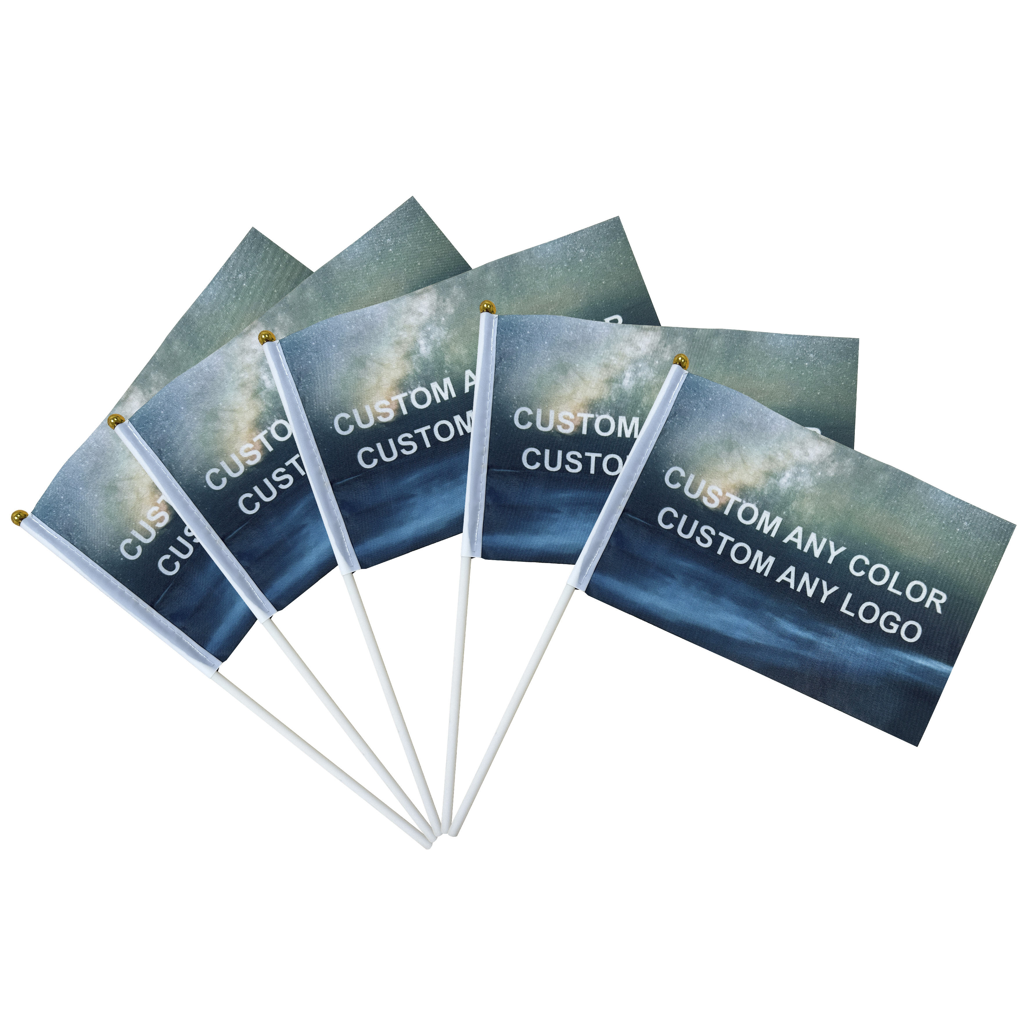 Heben Sie Ihre Veranstaltungen mit individuell bedruckten Handflaggen hervor