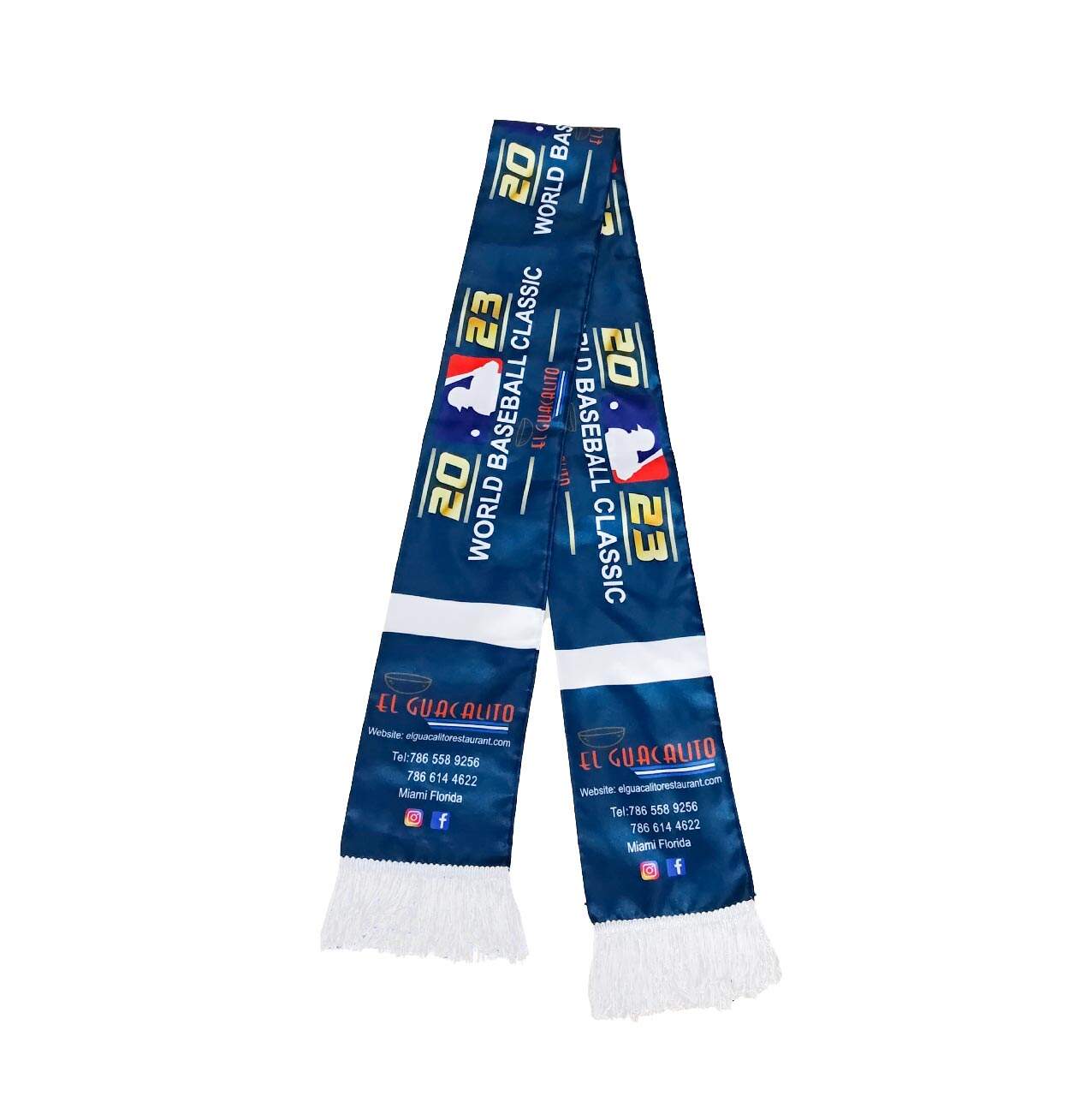 Custom Size Design Logo Polyester Material Printed Eritrean Flag Scarf Soccer Style Eritrea National Flag Scarf by Eritrean Flag