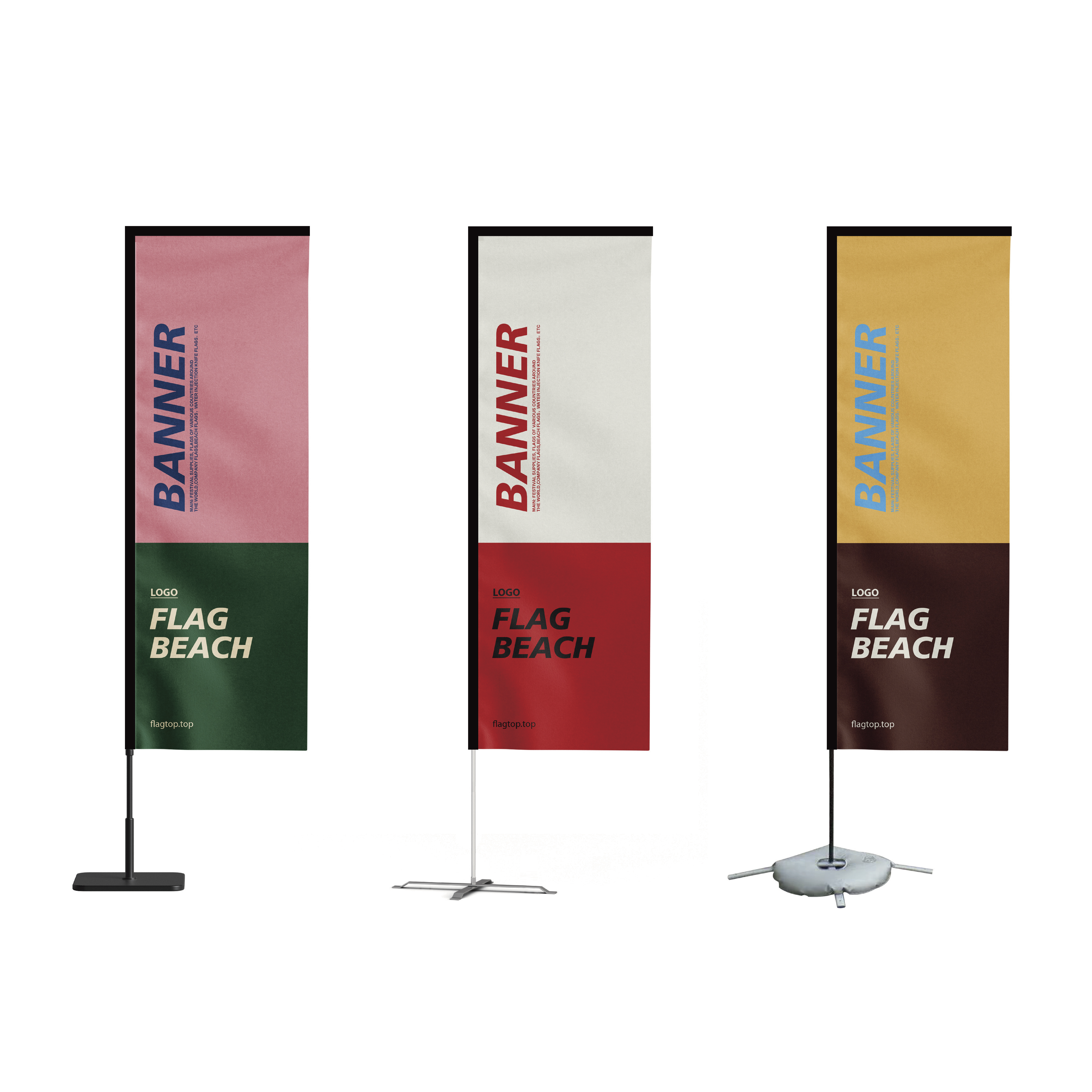 Maximieren Sie Ihre Sichtbarkeit mit maßgeschneiderten Beachflags