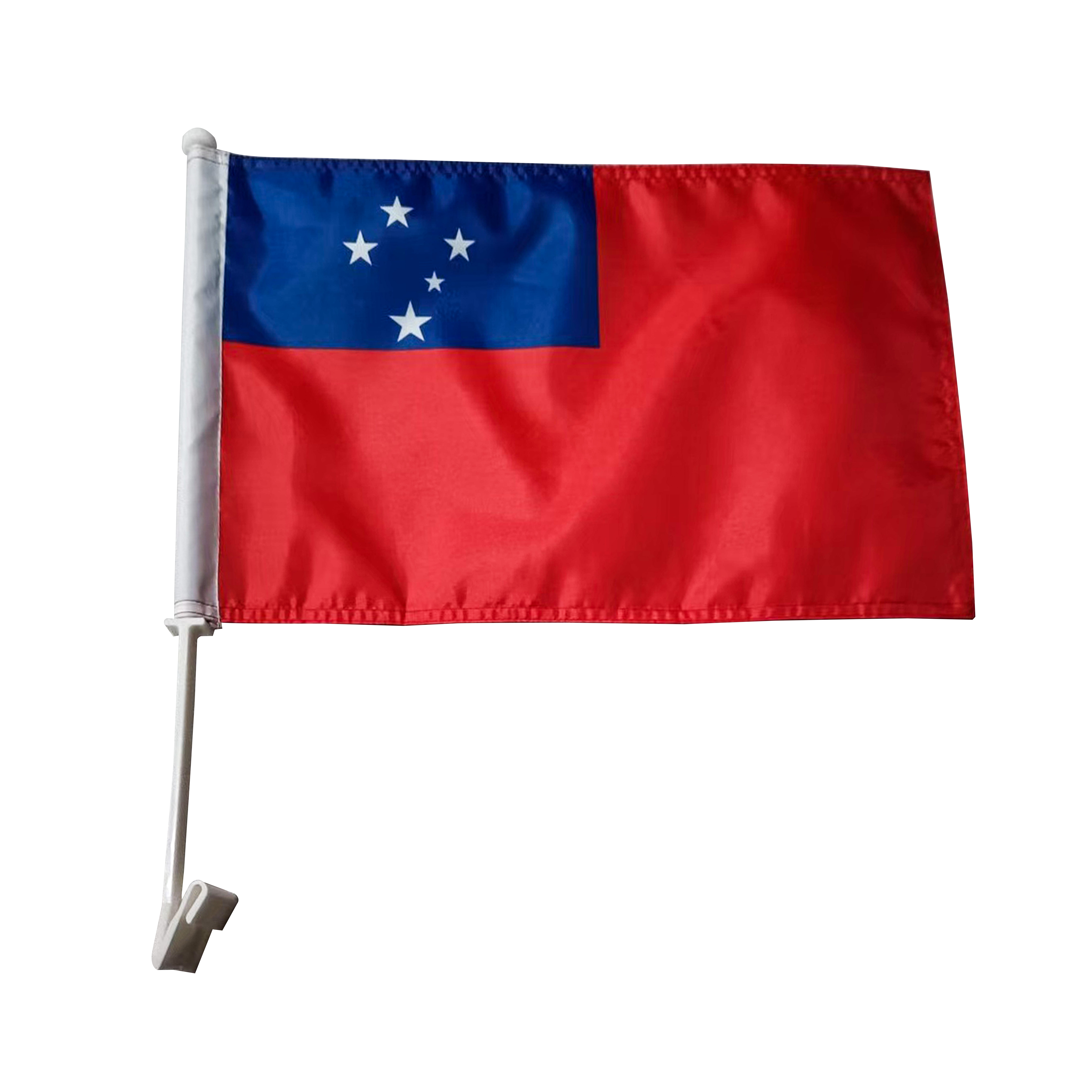 Factory Sublimation 30x45cm Double Sides Polyester National All Country Cheering Car Flags Window 12x18 Inches Mini Flag for Car
