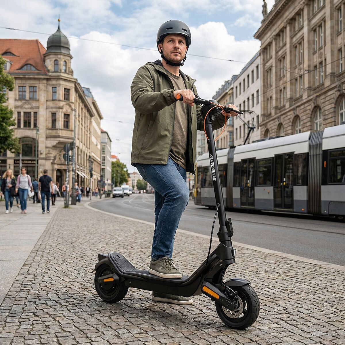 RS500  650W 13Ah 9.5 inch 84mm Wide Pneumatic Tire  Aluminum Alloy Electic Scooter