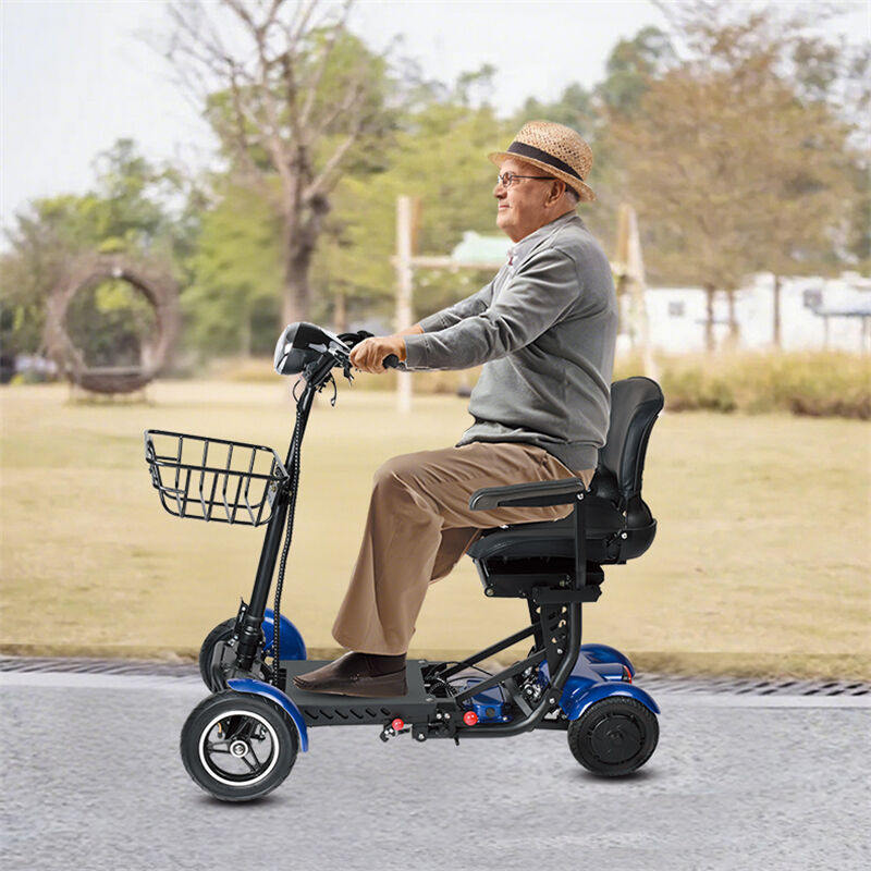 250W*2 Foldable Adult All Terrain Folding 4 Wheel Electric Mobility Scooter for Elderly Scooter