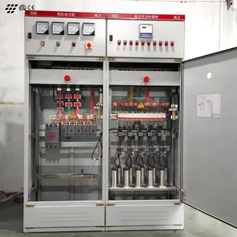 Which capacitor banks work best with electrical distribution panels for power factor correction?