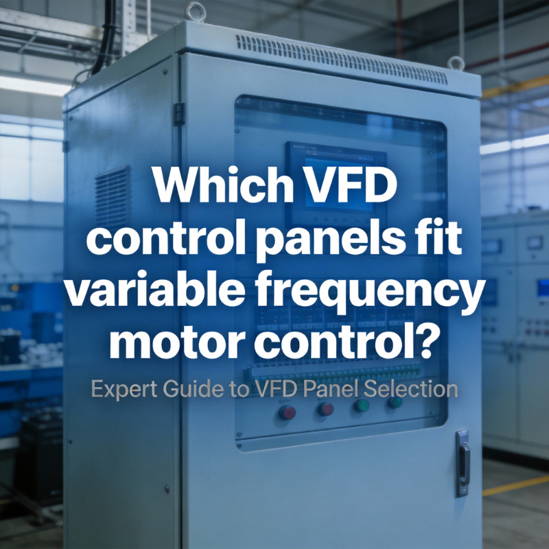Which VFD control panels fit variable frequency motor control?