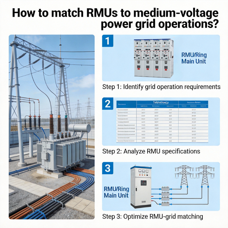 How to match RMUs to medium-voltage power grid operations?