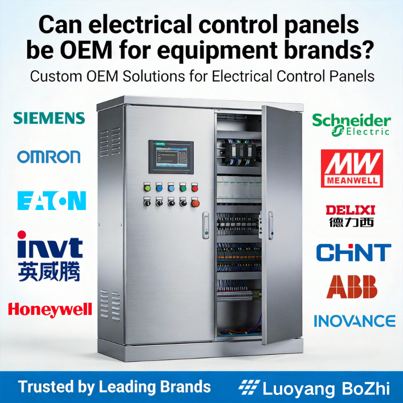 Can electrical control panels be OEM for equipment brands?