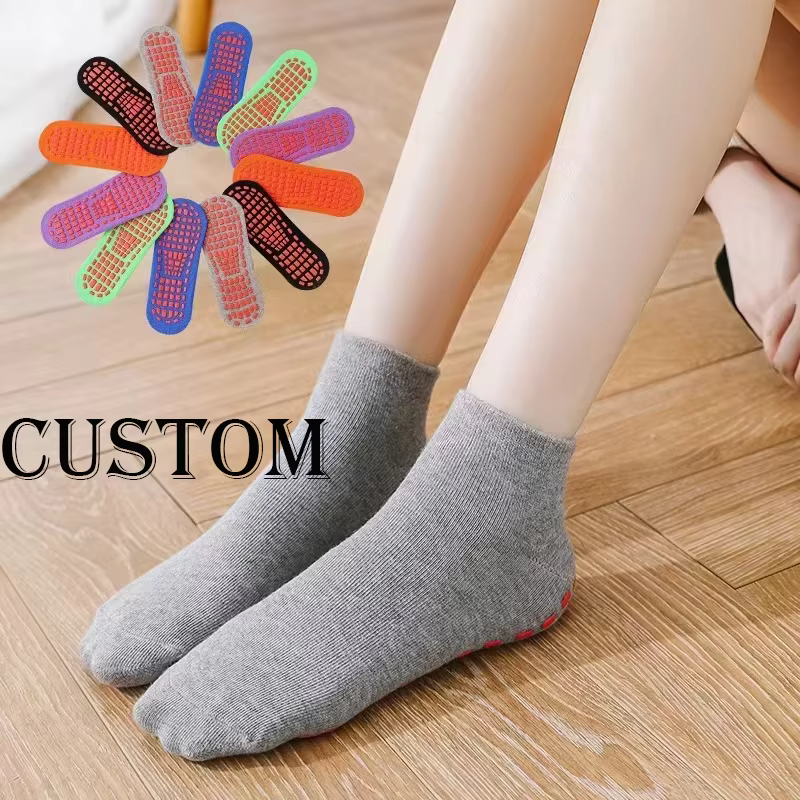 Yoga Socks Thin Glued Socks Women  Breathable Colored and Anti-slip Socks Women	