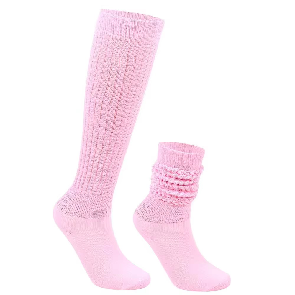 Custom Fluffy Loop Socks Candy Colored Crew Stack Socks Breathable Thin Bubble Socks