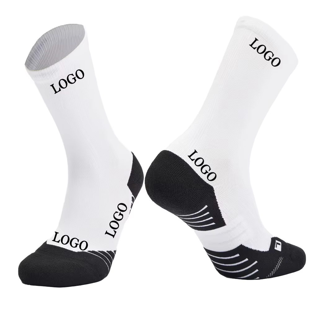 Unisex Custom Designer Sport Running Socks Oem Personalized Athletic Crew Basketball Socks With logo