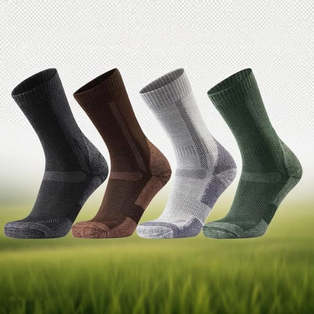 High Quality New Style Custom Breathable Anti-Bacterial Outdoor Hiking Sports Merino Wool Socks