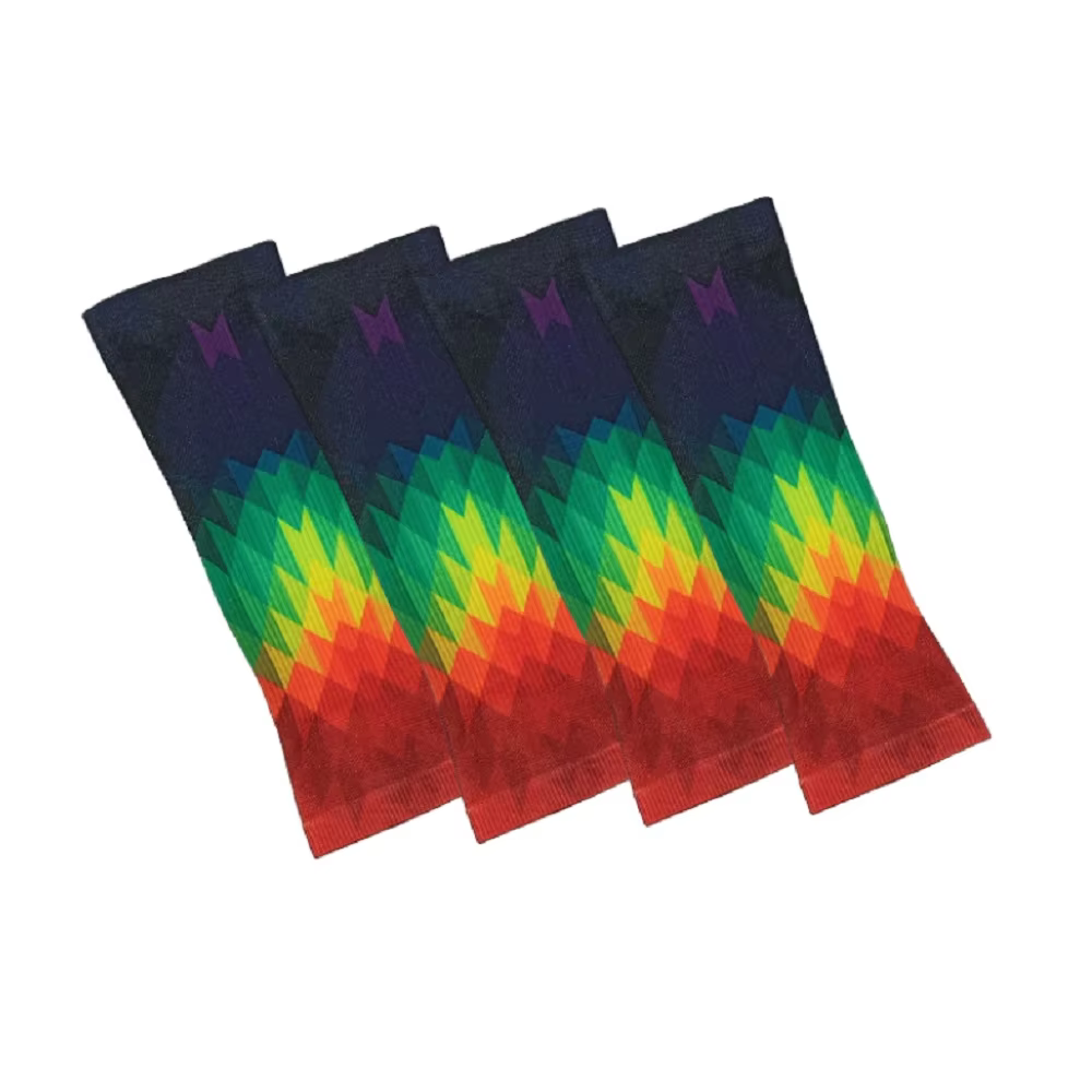 Outdoor Printing Badminton Sports Knee Compression Arm Leg Sleeves Protectors	