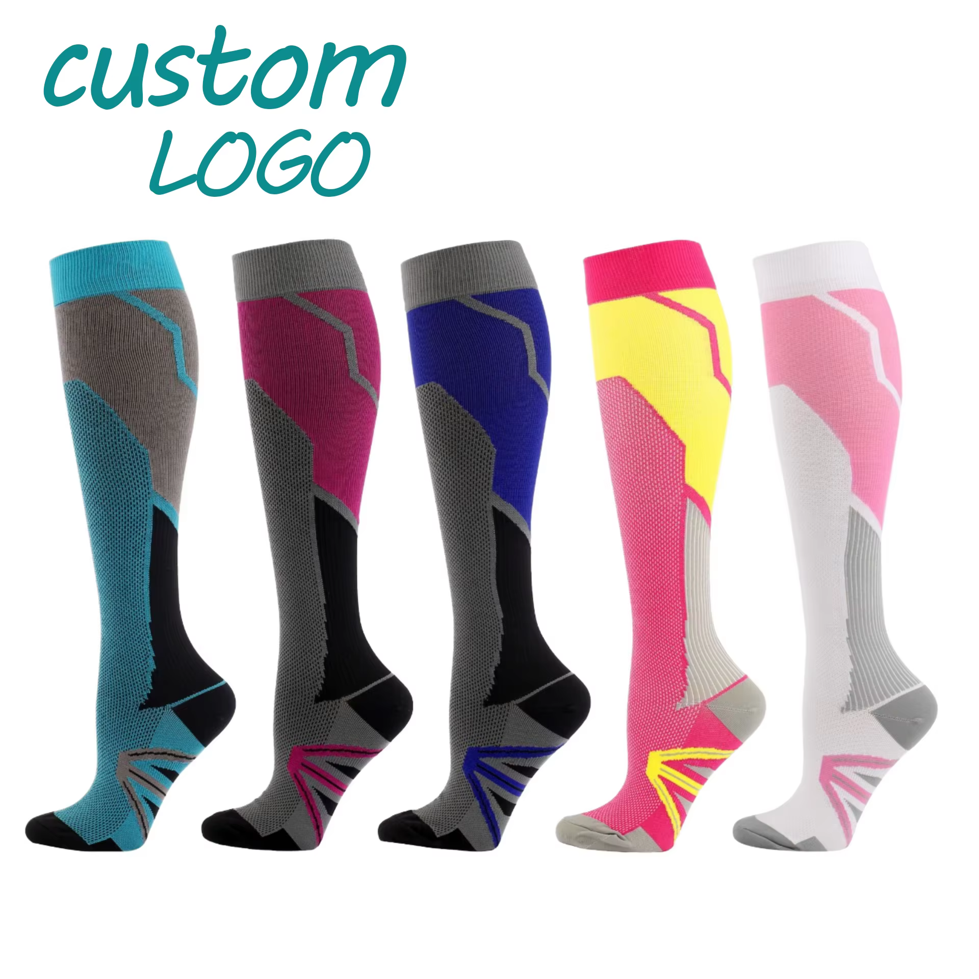 New Style Compression Sports Socks with Breathable Design Perfect for Marathon Running Socks