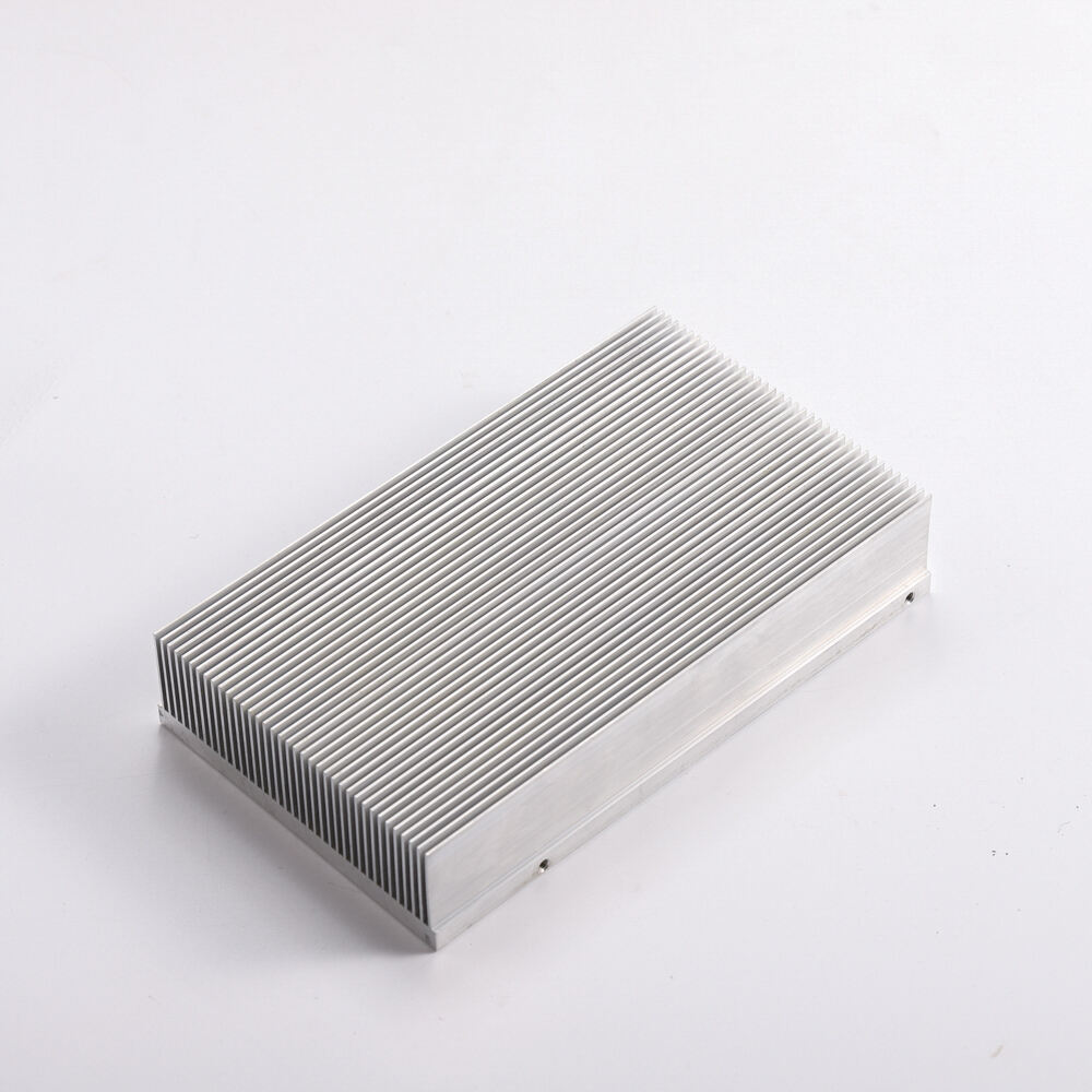Tliet Custom Cnc Milling 6063t5 Design Għoli Ħafna Fin Extruded Aluminium Profile Heatsink Radiator Extrusion Tobular Komponenti Heat Sink