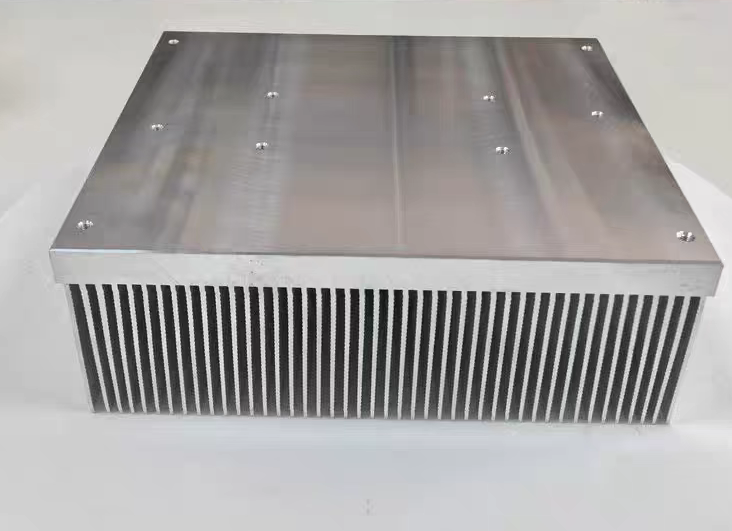  Skived Fin Power Amplifier Cnc Machining Aluminum Cooler Heatsink