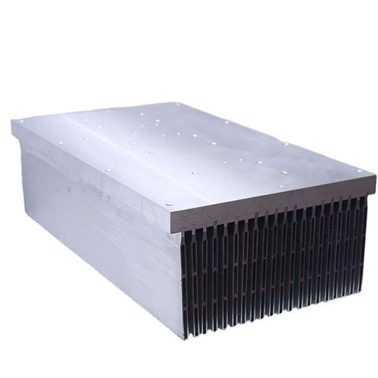 Customized 6061 T6 6063 T5 Profile Aluminum Heatsink Bonded Fin Heat Sink
