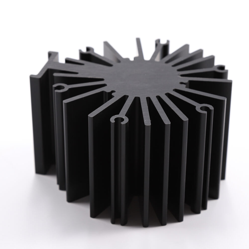 Anodized High Power Led Street Light Source Heat Sink Extruded Profile Extrusion Aluminum 50w Led Cob Heatsink